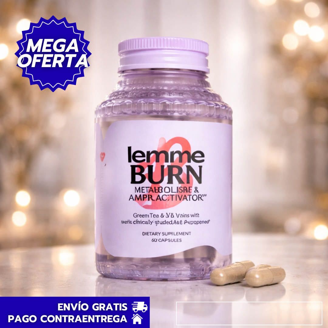 LemmeBurn: Cápsulas que aceleran el metabolismo y queman grasa abdominal