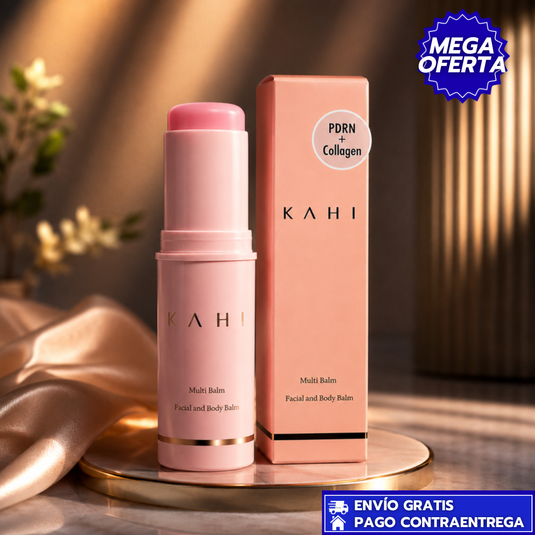 KAHI: Bálsamo en Barra que Hidrata, Reafirma y Suaviza Arrugas