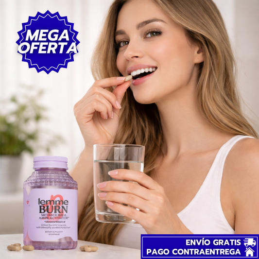 LemmeBurn: Cápsulas que aceleran el metabolismo y queman grasa abdominal